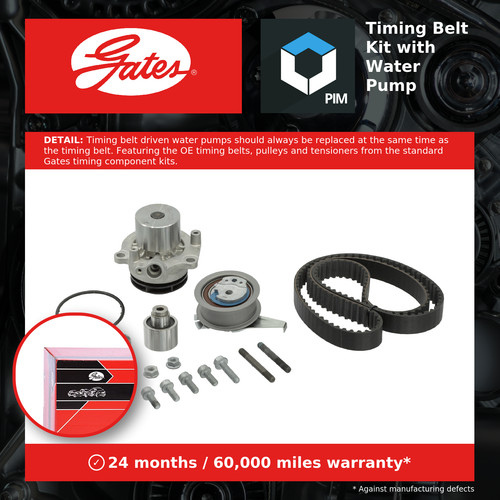 Timing belt water pump kit - &,