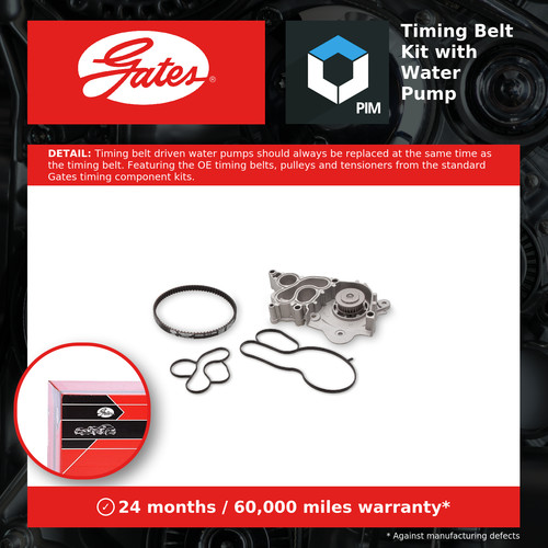 Timing belt water - timing, pump