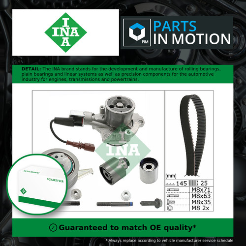 Timing belt water - water, pump