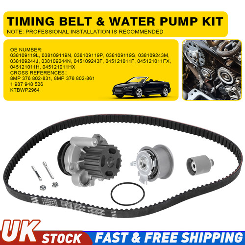 Timing belt kit with - timing, water